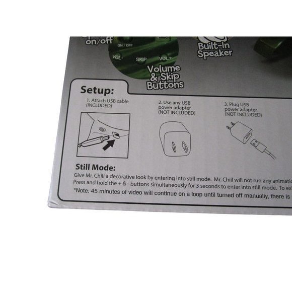 Mr Chill The Talking Singing Animated Snowman Christmas Decoration Unused IOB - Picture 10 of 14